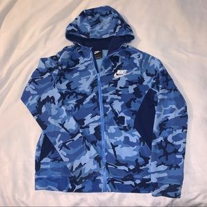 Nike Full Zip Camo Hoodie